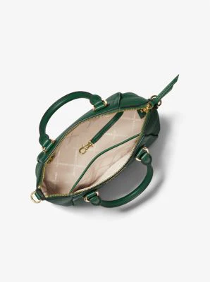 Sienna Medium Pebbled Leather Satchel - Image 20