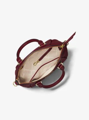 Sienna Medium Pebbled Leather Satchel - Image 3