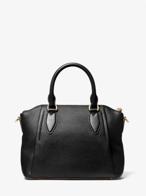 Sienna Medium Pebbled Leather Satchel - Image 36