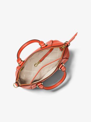 Sienna Medium Pebbled Leather Satchel - Image 8
