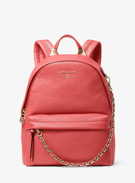 Slater Medium Pebbled Leather Backpack - Image 34