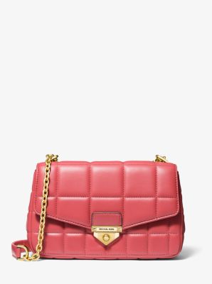 SoHo Large Quilted Leather Shoulder Bag - Image 12