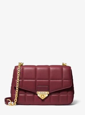SoHo Large Quilted Leather Shoulder Bag - Image 22