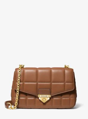 SoHo Large Quilted Leather Shoulder Bag - Image 27