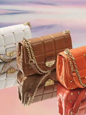 SoHo Large Quilted Leather Shoulder Bag - Image 31