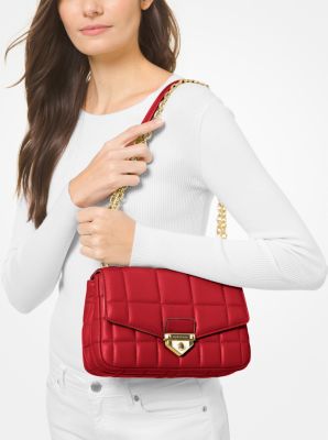 SoHo Large Quilted Leather Shoulder Bag - Image 36