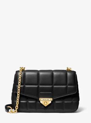 SoHo Large Quilted Leather Shoulder Bag - Image 43