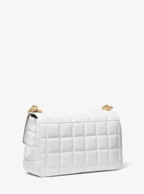 SoHo Large Quilted Leather Shoulder Bag - Image 9