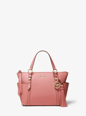 Sullivan Small Saffiano Leather Top-Zip Tote Bag - Image 30