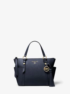 Sullivan Small Saffiano Leather Top-Zip Tote Bag - Image 43