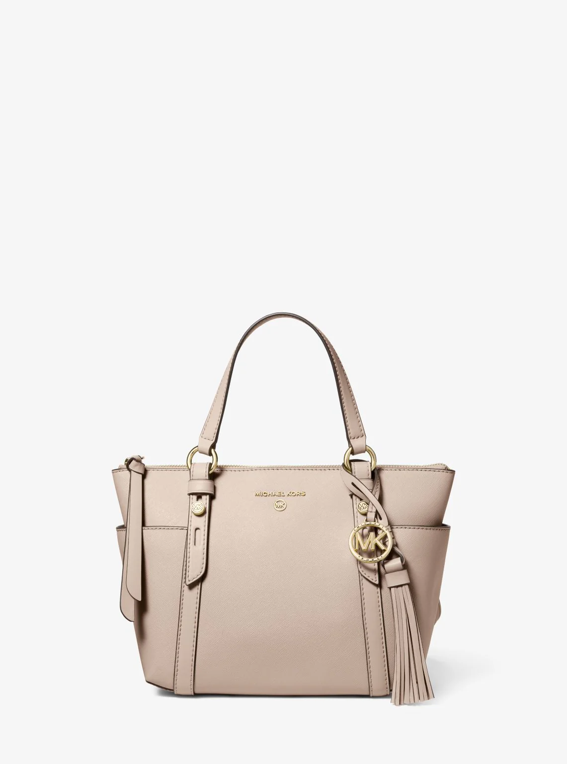 Sullivan Small Saffiano Leather Top-Zip Tote Bag - Image 47