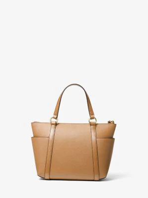 Sullivan Small Saffiano Leather Top-Zip Tote Bag - Image 55