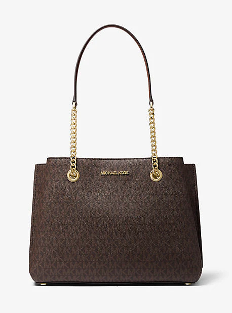 Teagan Large Logo  Shoulder Bag - Image 13