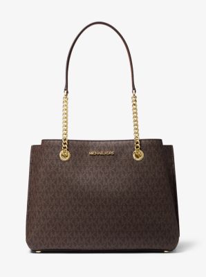 Teagan Large Logo  Shoulder Bag - Image 14