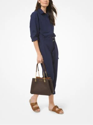 Teagan Large Logo  Shoulder Bag - Image 16