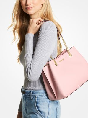 Teagan Large Pebbled Leather Shoulder Bag - Image 12