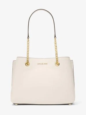 Teagan Large Pebbled Leather Shoulder Bag - Image 2