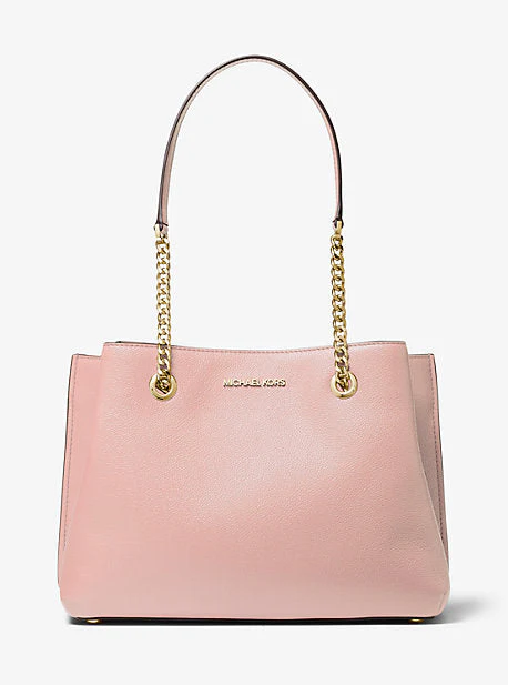 Teagan Large Pebbled Leather Shoulder Bag - Image 21