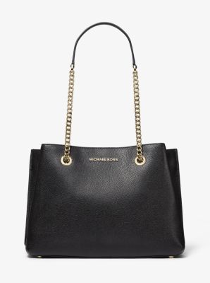 Teagan Large Pebbled Leather Shoulder Bag - Image 30