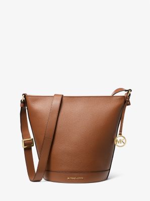 Townsend Medium Pebbled Leather Messenger Bag - Image 2