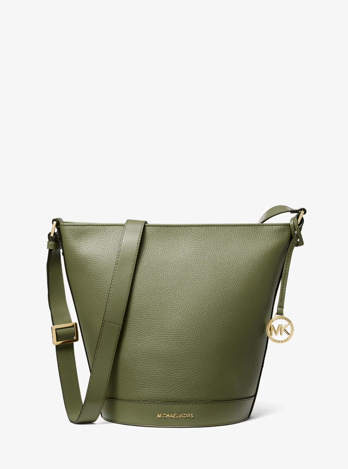 Townsend Medium Pebbled Leather Messenger Bag - Image 21