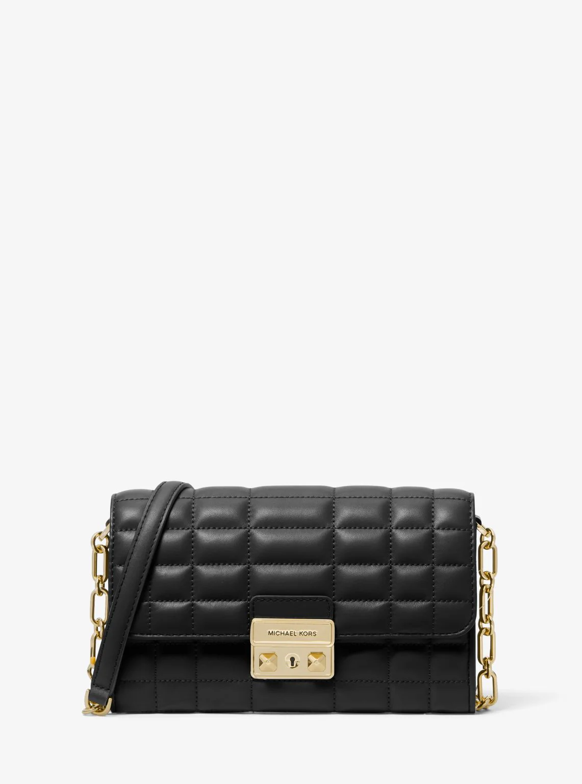 Tribeca Large Leather Convertible Crossbody Bag - Image 6