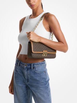 Tribeca Large Signature Logo Shoulder Bag - Image 8