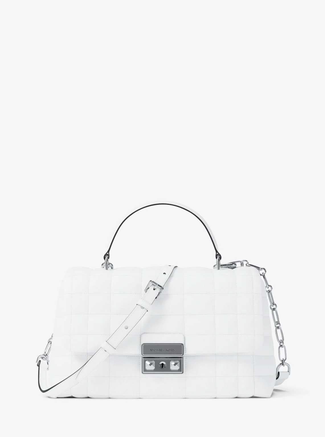 Tribeca Medium Quilted Leather Satchel