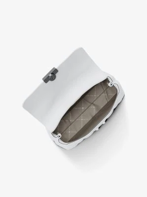 Tribeca Medium Quilted Leather Satchel - Image 12