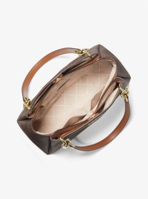 Trisha Large Logo Shoulder Bag - Image 11