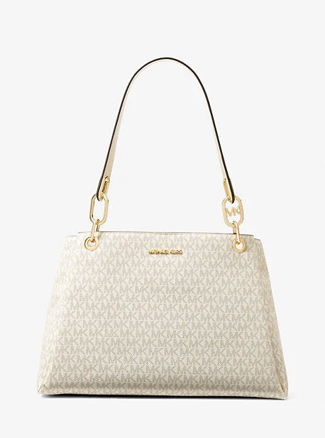Trisha Large Logo Shoulder Bag - Image 5