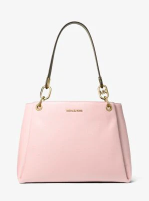 Trisha Large Pebbled Leather Shoulder Bag - Image 14