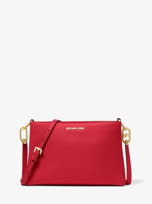Trisha Medium Pebbled Leather Crossbody Bag - Image 2
