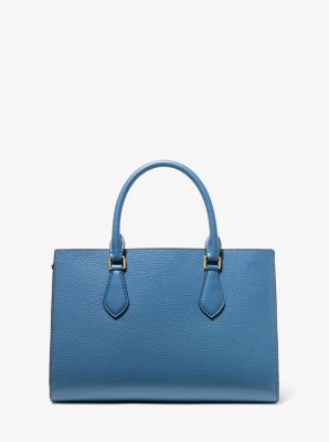 Valerie Medium Pebbled Leather Satchel - Image 15