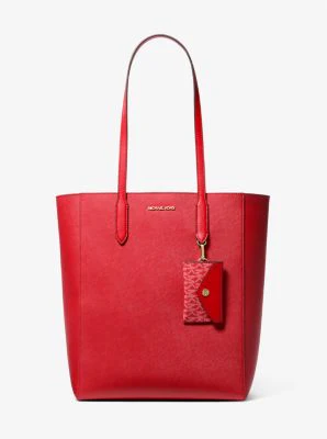 Vincent Large Saffiano Leather Tote Bag With Card Case - Image 17