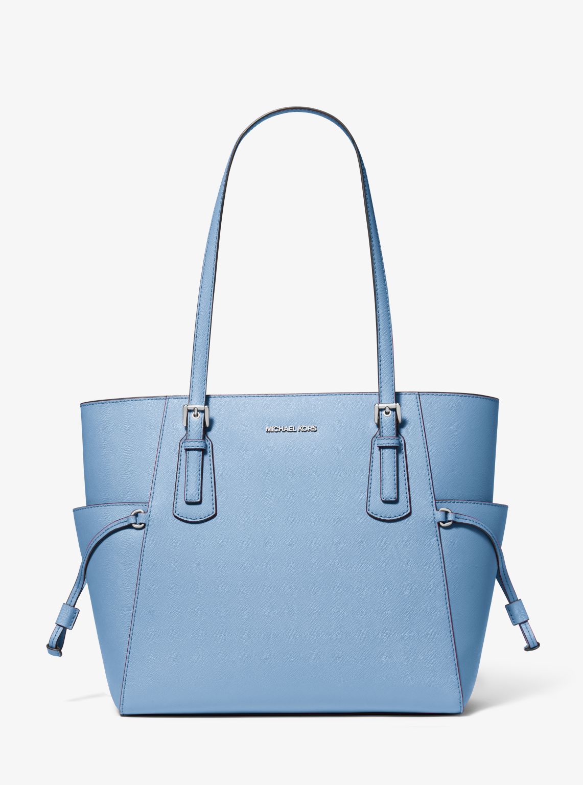 Voyager Large Saffiano Leather Tote Bag - Image 9