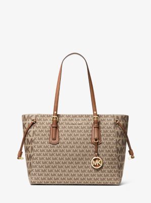 Voyager Medium Logo Jacquard Tote Bag - Image 2