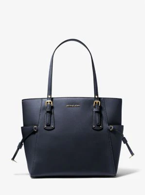 Voyager Small Saffiano Leather Tote Bag - Image 14
