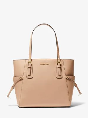 Voyager Small Saffiano Leather Tote Bag - Image 2