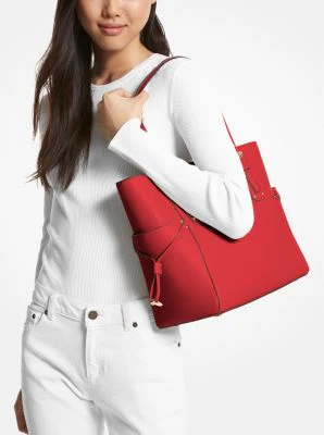 Voyager Small Saffiano Leather Tote Bag - Image 7