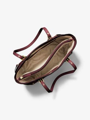 Voyager Small Saffiano Leather Tote Bag - Image 9