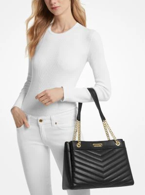 Whitney Medium Quilted Tote Bag - Image 4