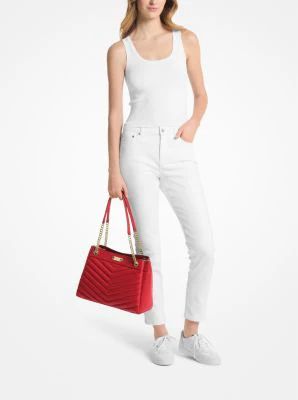 Whitney Medium Quilted Tote Bag - Image 8